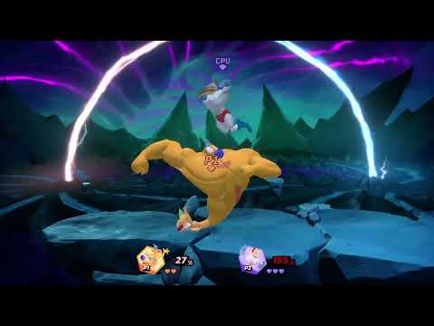 Catdog vs Powdered Toastman - Nickelodeon All Star Brawl