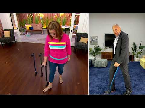 Dynamo Swing Cane with Cross Bow Technology on QVC