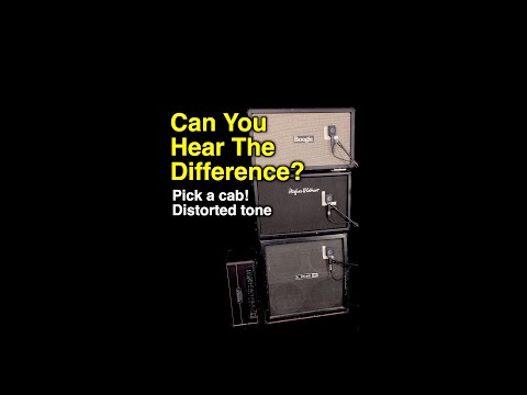 Can You Hear The Difference? Mesa 2x12 vs H&K 212 vs Line 6 4x12 | Distorted Tone