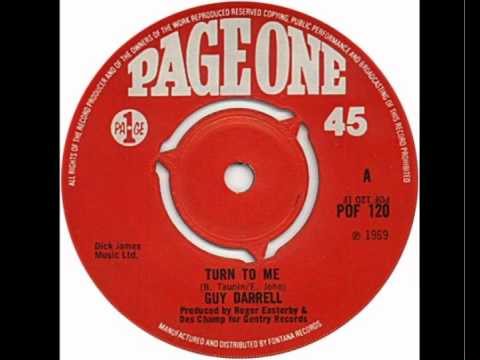 Guy Darrell - "Turn To Me" (Elton John cover song)