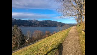 Easy Hike Overlooking the Tegernsee (lake) in the Bavarian Alps of Germany