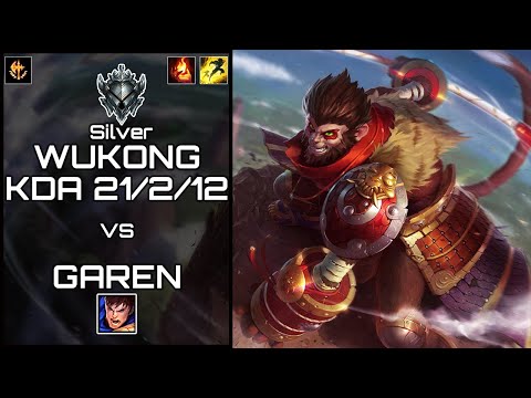 Wukong Top vs Garen - Silver Patch 10.16