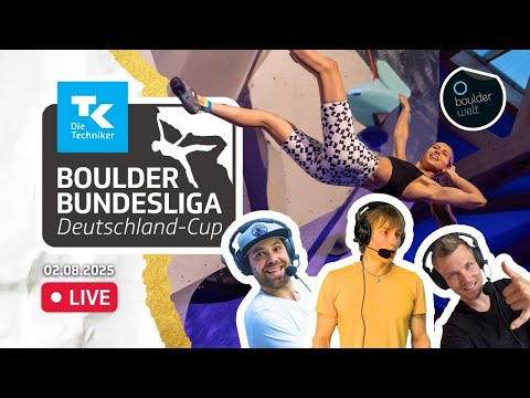 LIVE | Chris wird Kommentator – 1. Deutschland Cup – Bouldern in der Boulderwelt Dortmund 🧗‍♂️