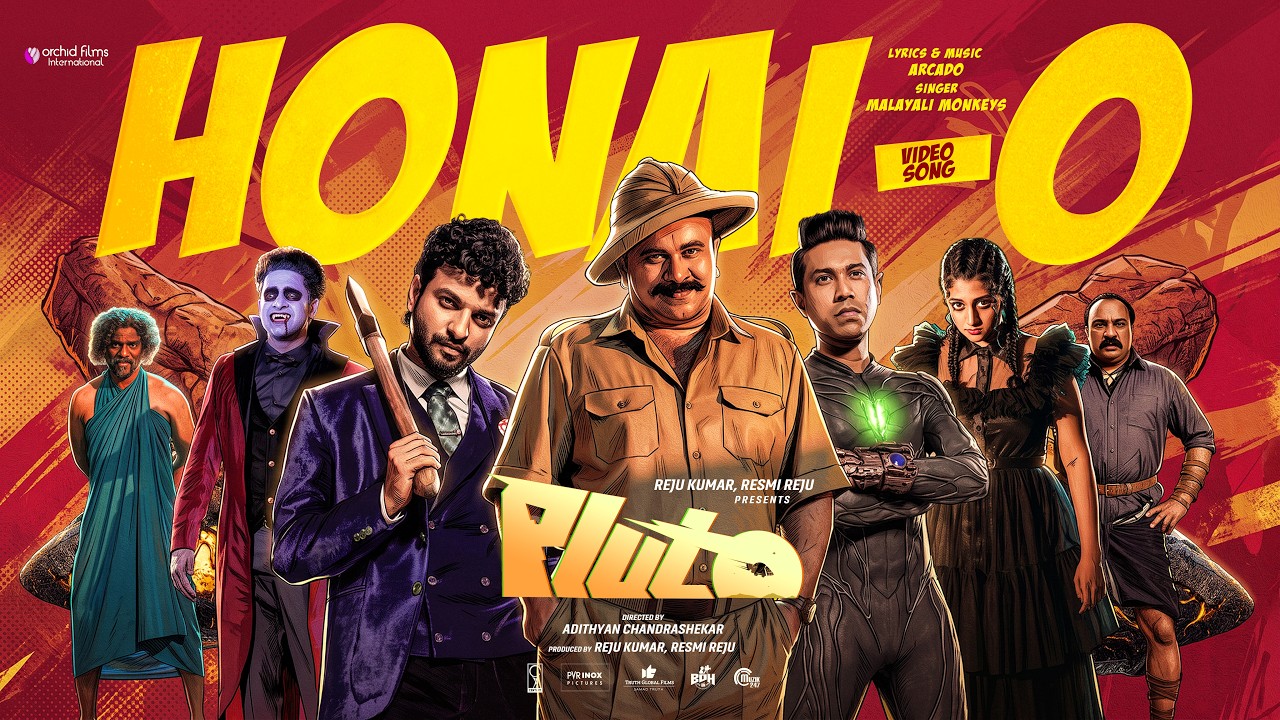 Honai-O Video Song|PLUTO|Neeraj Madhav, Aju Varghese| Arcado|Malayali Monkeys|Adithyan Chandrashekar