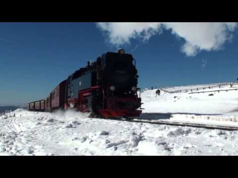 Brockenbahn - Reise mit einem Dampfzug zu einem Wintertraum
