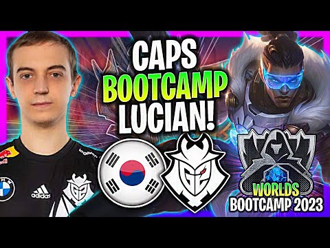 CAPS TRIES LUCIAN MID IN KOREA SOLOQ! | G2 Caps Plays Lucian Mid Worlds Bootcamp 2023!
