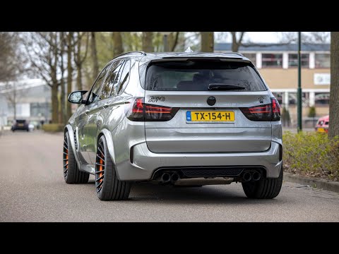 740HP Hamann BMW X5 M - LOUD Accelerations & Pops and Bangs !