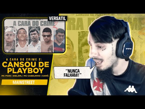 BEL REAGE A A CARA DO CRIME 2 "Cansou de Playboy" - MC Poze | Bielzin |MC Cabelinho | Xamã| VERSATIL
