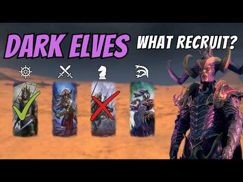 Dark Elves Units Guide, What You NEED to Recruit and What NOT | Total War Warhammer 3