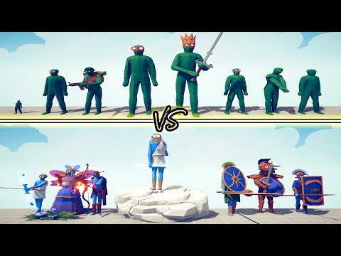 MEGA ZOMBIES Team vs MEGA ANCIENT DLC Team - Totally Accurate Battle Simulator TABS