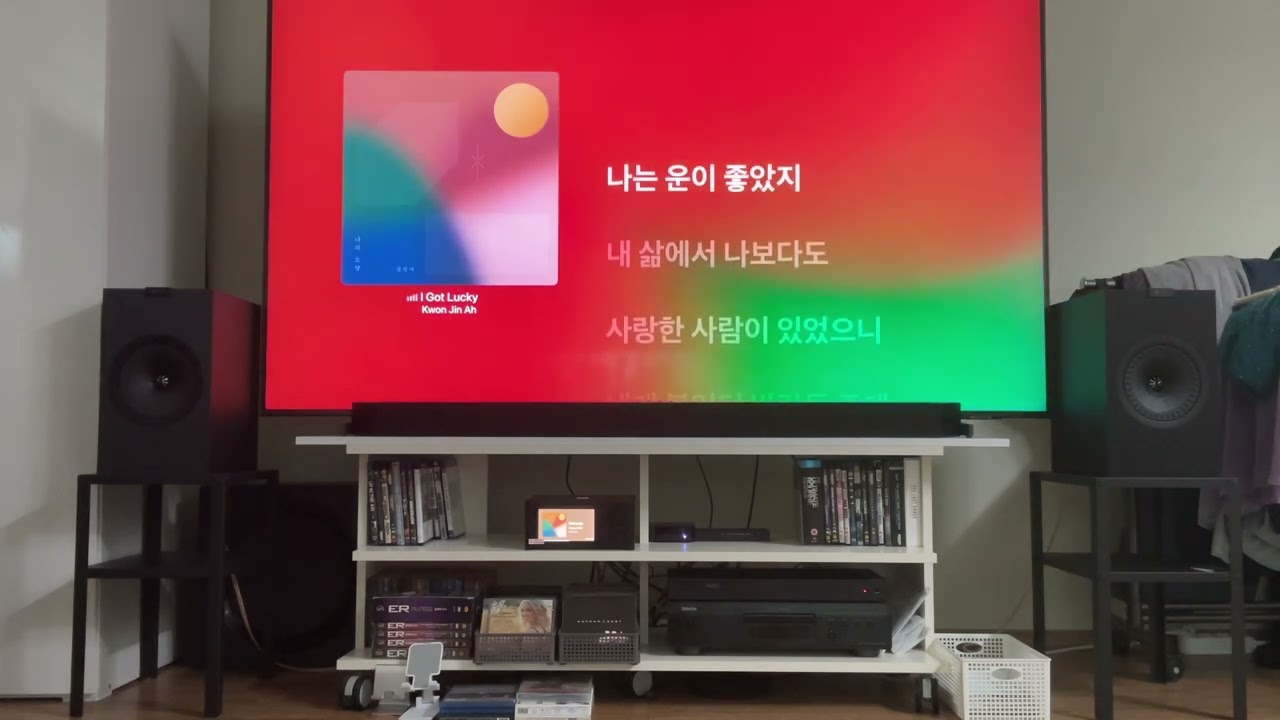 NAD C700 + apple tv 4k + kef q350