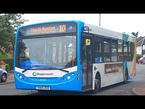 *nice sounding* 10 To North Kenton - Stagecoach Northeast 27241 - SN65 OCB
