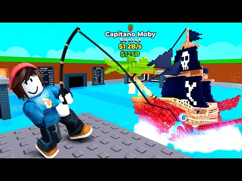 DO NÍVEL 1 AO MÁXIMO SÓ PESCANDO os PETS MAIS RAROS do BRAINROT! 😱🎣 (Filme Completo)