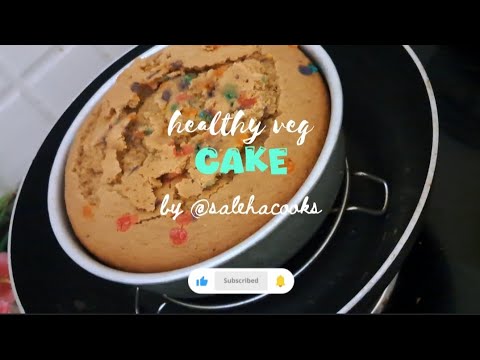 HEALTHY VEG CAKE | @salehacooks | #youtube #food #cooking #healthy #explore #cake #healthycake