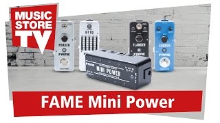 Video thumbnail for FAME LEF-329 Mini Power Compact Power Supply for Pedalboards // Review by MusicStoreTV