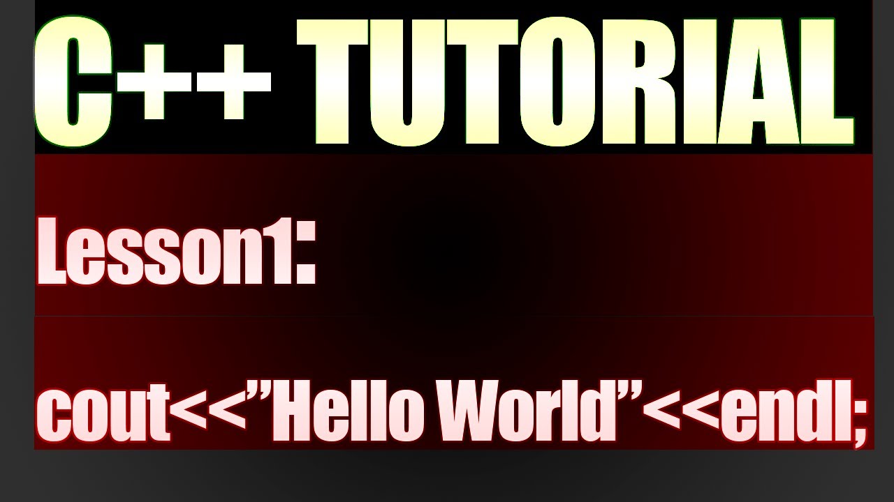 Lesson1 - Hello World