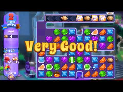Wonka's World of Candy Level 720 - NO BOOSTERS + FULL STORY 🍫 | SKILLGAMING ✔️