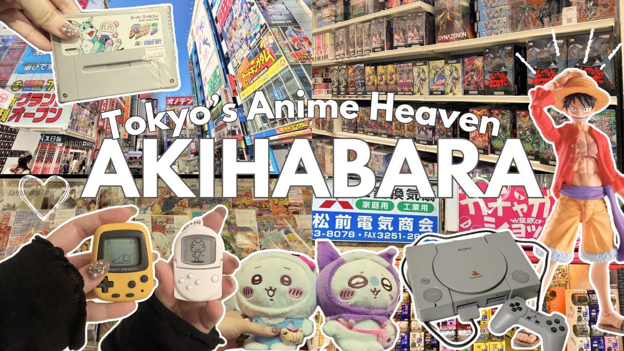 Akihabara Tokyo Vlog 🇯🇵 Retro Games, Anime Shops & Gachapon Haul