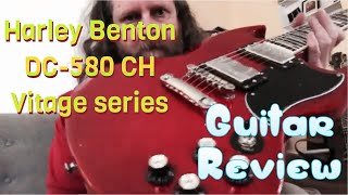 Video thumbnail for Brad Munn Mini Guitar review Harley Benton DC-580 CH Vintage Series by Brad Munn Music