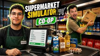 2 Kişi CO-OP Market Yönetimi! Müşteriler Çıldırdı | Supermarket Simula