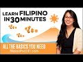 Learn Filipino in 30 Minutes - ALL the Basics You Need
