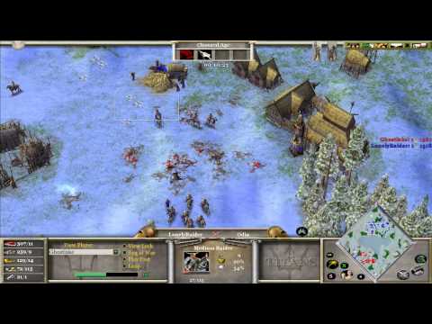 Mista (Odin) vs Ghostlake (Poseidon) on Ghostlake - Age of Mythology The Titans