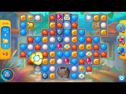 Fishdom 3749 уровень