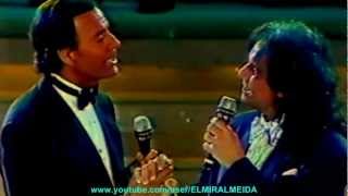 ROBERTO CARLOS &amp; JULIO IGLESIAS - SOLAMENTE UNA VEZ 1989 (Mexico Canal Del Las Estrellas)-HD