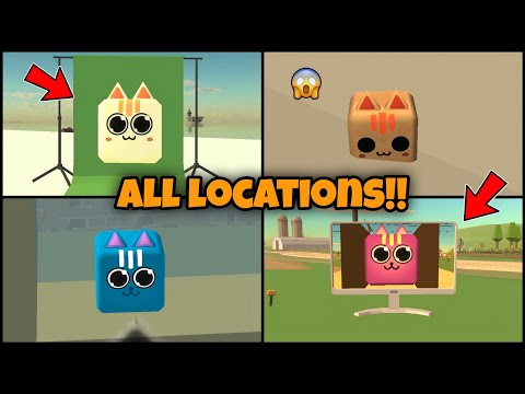 ALL NEW EMOJI CAT LOCATIONS IN CHICKEN GUN NEW UPDATE 5.0.1. ALL NEW SECRETS LOCATION