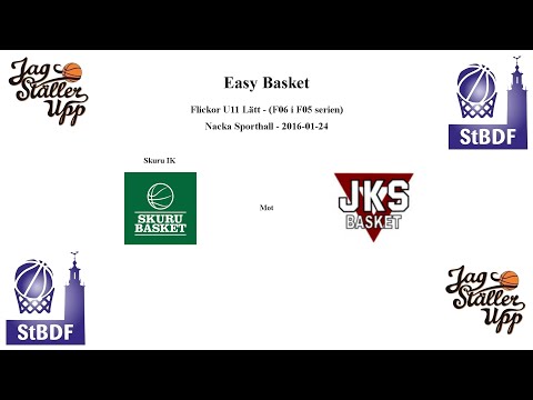 Skuru Basket (F06) mot KFUM JKS Basket - EB - 2016-01-24