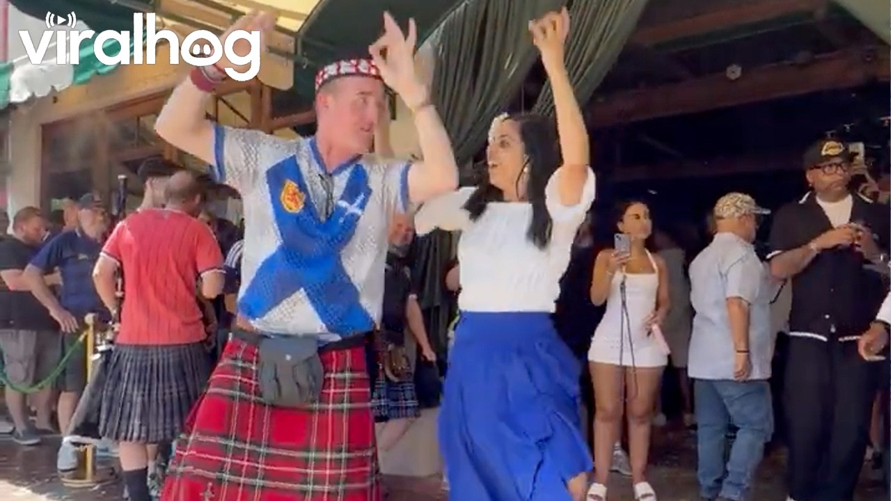 When Scotland Meets Miami || ViralHog