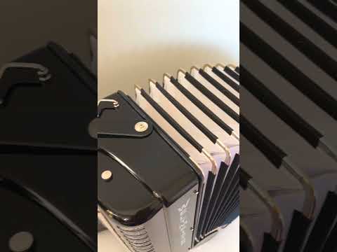 NEW Weltmeister Romance 602 Button Accordion, made in Germany, 72 Bass buttons, Lightweight Accordion B-Gripp, Black, Straps and Case, Item Location USA image 7