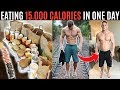 What happens when you eat 15,000 CALORIES in a day? | 30,000 Calorie Challenge Fallout