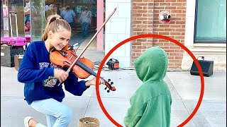 The boy kissed me during my street performance | Warrior by Karolina Protsenko | Violin Cover