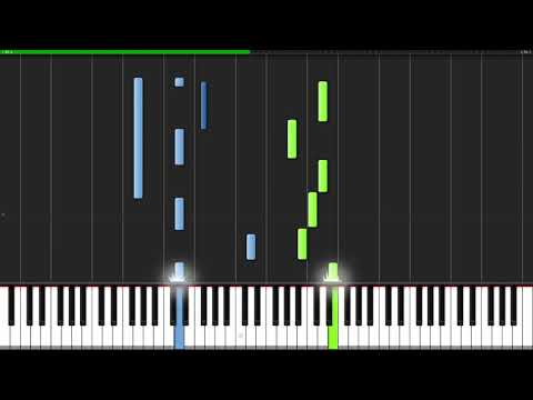 Une Larme A Tear   Modest Mussorgsky Piano Tutorial Synthesia