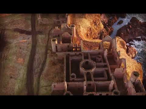 Slains Castle, Aberdeenshire, at sunrise