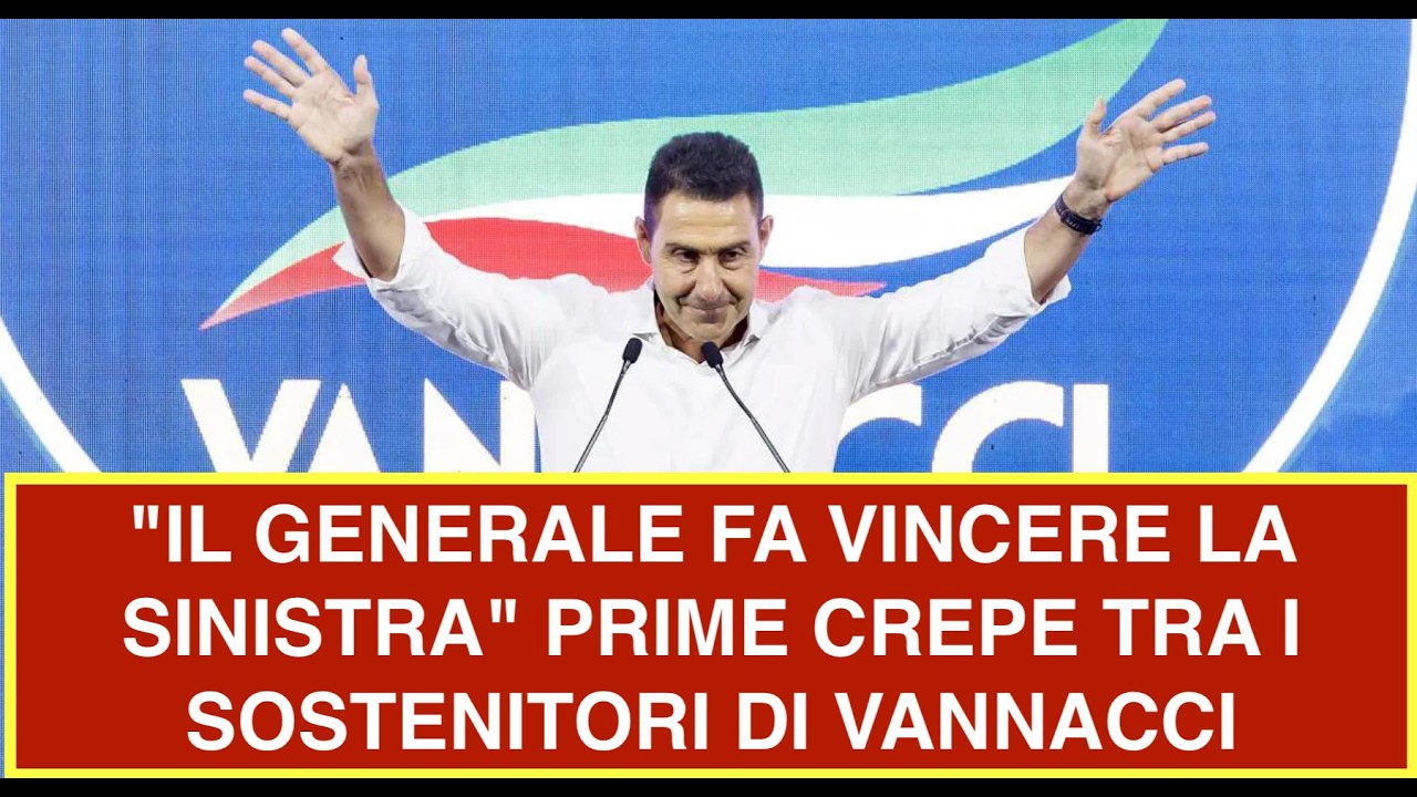 "IL GENERALE FA VINCERE LA SINISTRA" PRIME CREPE TRA I SOSTENITORI DI VANNACCI