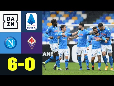 Napoli eiskalt! Chancenverwertung beinahe perfekt: Neapel - Florenz 6:0 | Serie A | DAZN Highlights