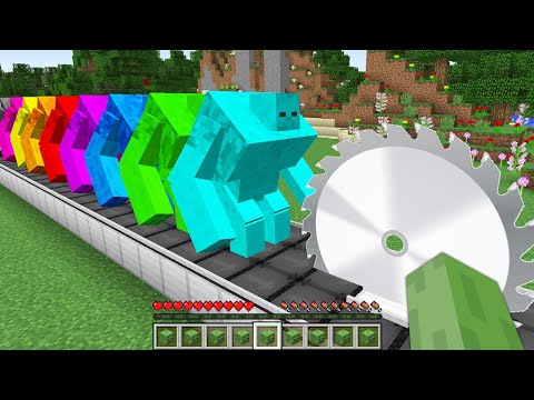 1000 MUTANT ZOMBİ VS TESTERE 😱 - Minecraft