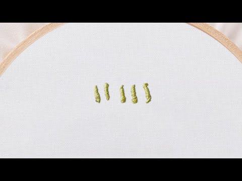 Embroidery 101: How to Embroider a Bullion Stitch