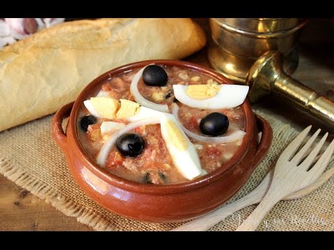 Cómo hacer mojete manchego | Receta de ensalada típica manchega