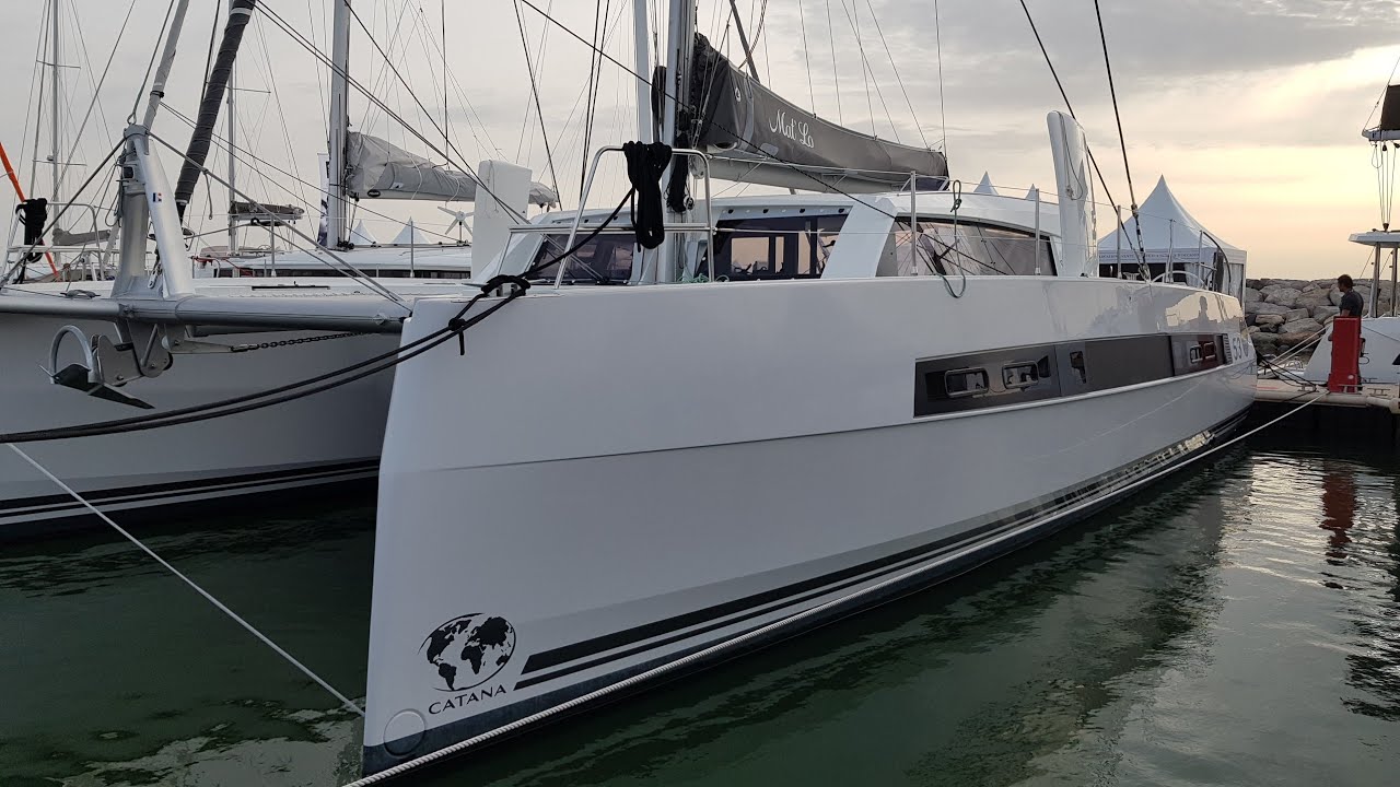 Catana 53 catamaran Walkthrough at Cannes 2017