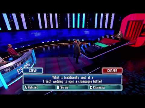 Steve Gets His Champagne Question Right - The Chase