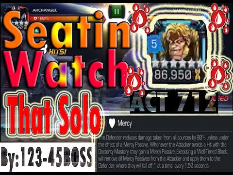 Act 712 Sabertooth Solo - By:123-45BOSS - Marvel Contest of Champions