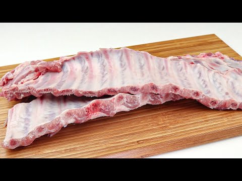 Ecco come venivano preparate le costine di maiale. Ricetta di un tipo speciale ASMR