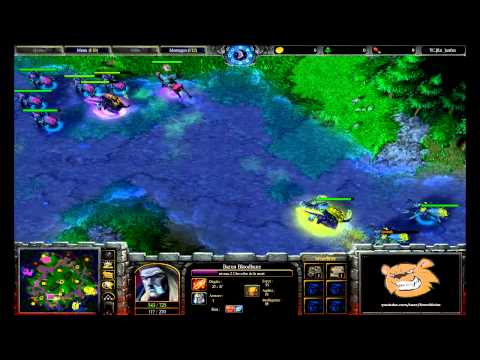 [HD.WC3#251] Yumiko+TH000 vs TeD+Fly - HRvsUO - Game 1 - Warcraft 3 Replay [FR]