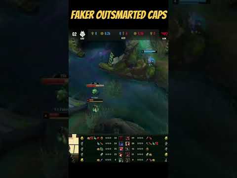 Faker Outsmarted Caps 😱😱#shorts