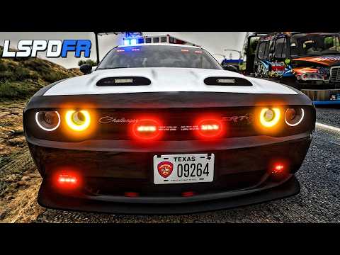 Texas DPS Redeye Slicktop Patrol! INTENSE Traffic Stops & Pursuits | GTA 5 Mods
