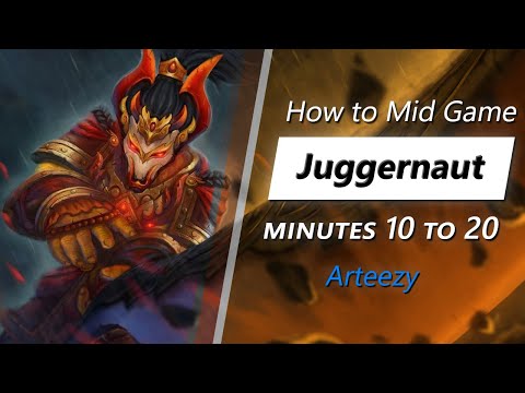Own the mid game with Juggernaut (feat. Arteezy) | Minute 10 to 20