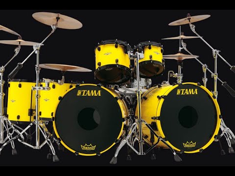 Tama Lars Ulrich LU62GBS 40th Anniversary Signature Drum Kit - 1